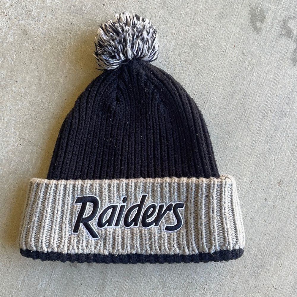 Raiders beanie